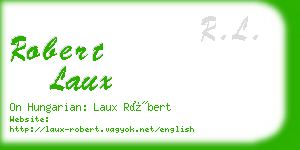 robert laux business card